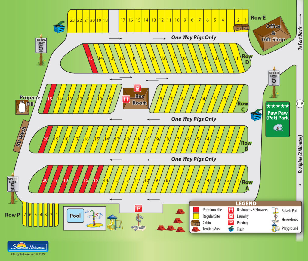 Interactive Rv Park Map Maps | Lost Alaskan RV Park